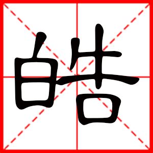 皓名字意思|皓字取名的寓意